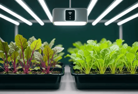 Smart Agriculture - Smart Light and Environmental Control for Indoor Farming