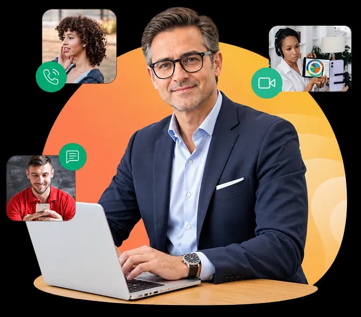 Unified Communications banner showing collaboration and communication solutions