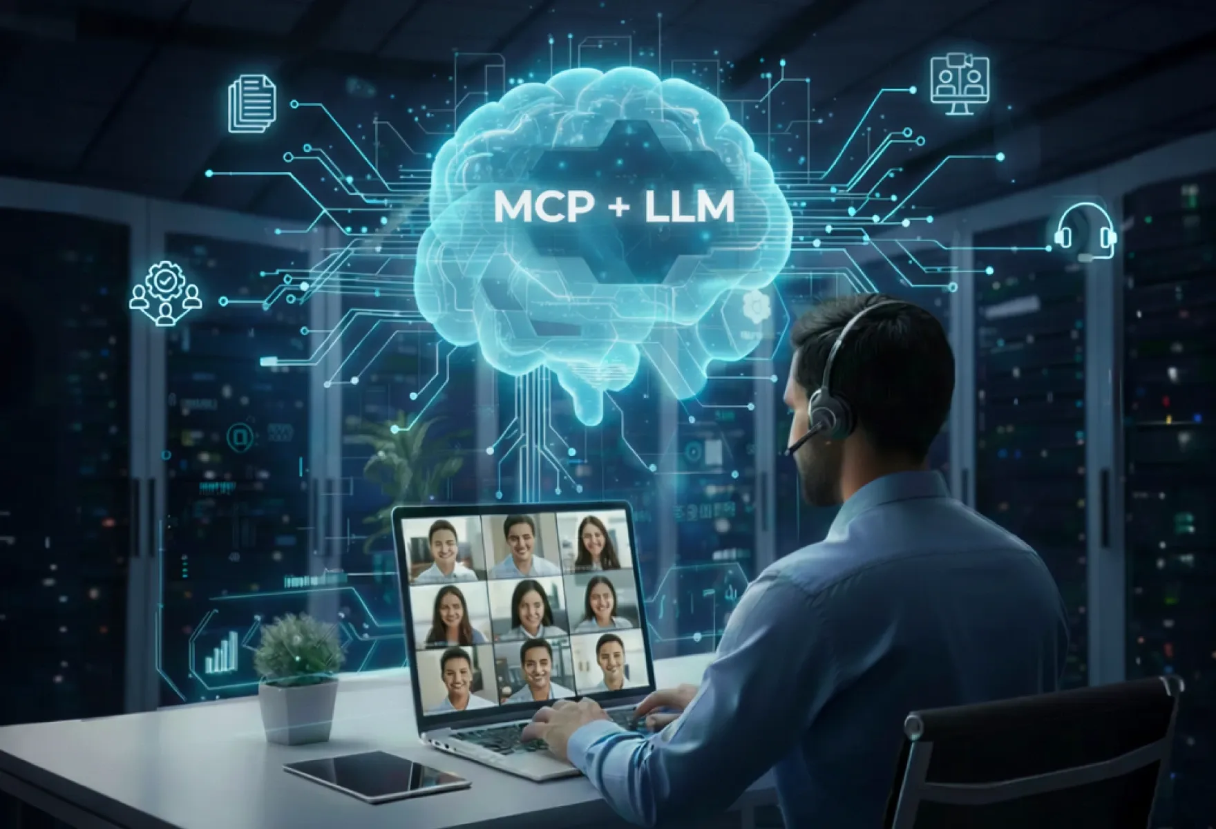 Automated Meeting Summaries with MCP & LLM Chat Assistants